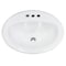 Nantucket Sinks 20.25 Inch Drop-In Ceramic Vanity Sink DI2017-4 - alternate 1